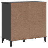 Drawer Cabinet VIKEN Anthracite Grey Engineered Wood - Low Angle