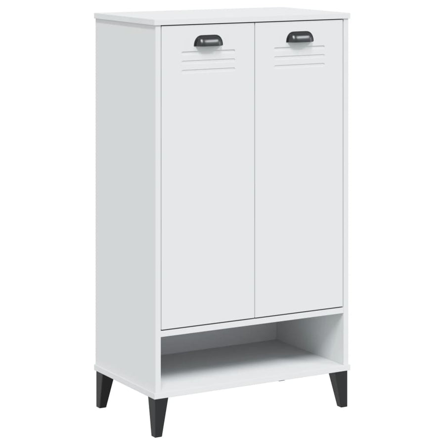 Shoe Cabinet "VIKEN" White Engineered Wood