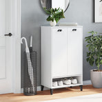 Shoe Cabinet "VIKEN" White Engineered Wood