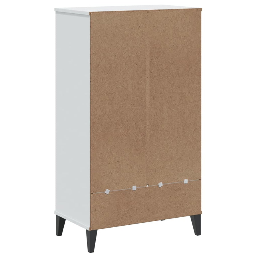 Shoe Cabinet "VIKEN" White Engineered Wood