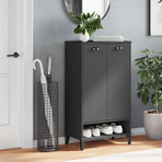 Shoe Cabinet "VIKEN" Anthracite Grey Engineered Wood