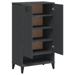 Shoe Cabinet "VIKEN" Anthracite Grey Engineered Wood