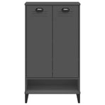 Shoe Cabinet "VIKEN" Anthracite Grey Engineered Wood