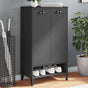 Shoe Cabinet "VIKEN" Anthracite Grey Engineered Wood