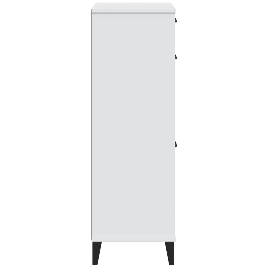 Shoe Cabinet "VIKEN" White Engineered Wood