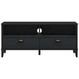 TV Cabinet VIKEN Black Engineered Wood