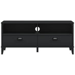 TV Cabinet VIKEN Black Engineered Wood
