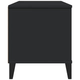 TV Cabinet VIKEN Black Engineered Wood - Close-Up Angle