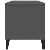 TV Cabinet VIKEN Anthracite Grey Engineered Wood - Close-Up Angle