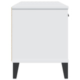 Shoe Bench VIKEN White 106x35x45 cm Engineered Wood - Rear View