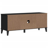Shoe Bench VIKEN Black 106x35x45 cm Engineered Wood