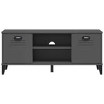Shoe Bench VIKEN Anthracite Grey 106x35x45 cm Engineered Wood