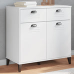Sideboard VIKEN White 80x40x80 cm Engineered Wood
