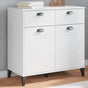 Sideboard VIKEN White 80x40x80 cm Engineered Wood