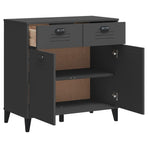 Sideboard VIKEN Anthracite Grey 80x40x80 cm Engineered Wood