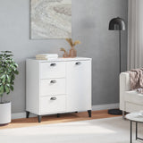 Sideboard VIKEN White 80x40x80 cm Engineered Wood - Side View