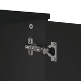 Sideboard VIKEN Black 80x40x80 cm Engineered Wood - Extra Image