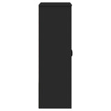 Top for Highboard VIKEN Black Engineered Wood