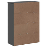 Top for Highboard VIKEN Anthracite Grey Engineered Wood - Low Angle