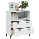 Bookcase VIKEN White 80x40x90 cm Engineered Wood - Top-Down View