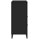 Bookcase VIKEN Black 80x40x90 cm Engineered Wood - Close-Up Angle