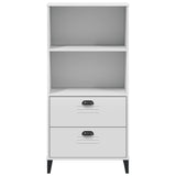 Bookcase VIKEN White 60x35x123 cm Engineered Wood - Rear View