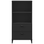 Bookcase VIKEN Black 60x35x123 cm Engineered Wood