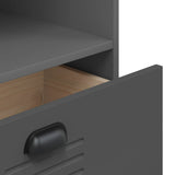 Bookcase VIKEN Anthracite Grey 60x35x123 cm Engineered Wood - Extra Image