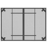 5 Piece Garden Dining Set Anthracite Metal Mesh - Close-Up Angle
