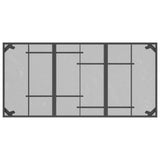 9 Piece Garden Dining Set Anthracite Metal Mesh