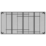 9 Piece Garden Dining Set Anthracite Metal Mesh