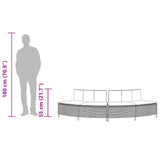 Hot Tub Benches with Cushions 2 pcs Black Poly Rattan - Extra Image