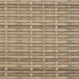 Double Sun Lounger with Canopy and Cushions Mix Beige Poly Rattan - Extra Image