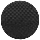 3 Piece Bistro Set with Cushions Black Poly Rattan