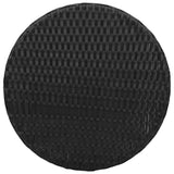 3 Piece Bistro Set with Cushions Black Poly Rattan - Extra Image