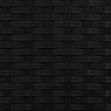 Garden Sofa 3-Seater with Canopy and Stools Black Poly Rattan - Extra Image