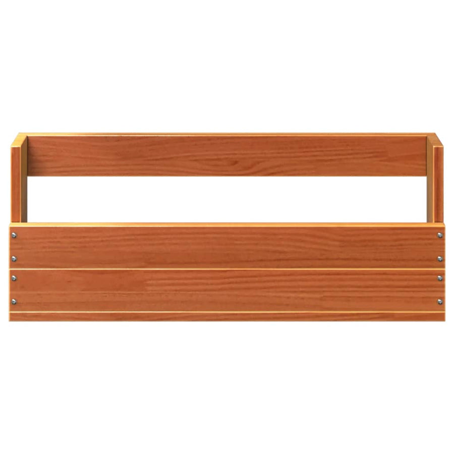 Wall-mounted Shoe Racks 2 pcs Wax Brown 59x8.5x23.5 cm