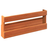 Wall-mounted Shoe Racks 2 pcs Wax Brown 59x8.5x23.5 cm Solid Wood Pine - Low Angle