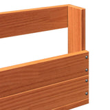 Wall-mounted Shoe Racks 2 pcs Wax Brown 59x8.5x23.5 cm Solid Wood Pine