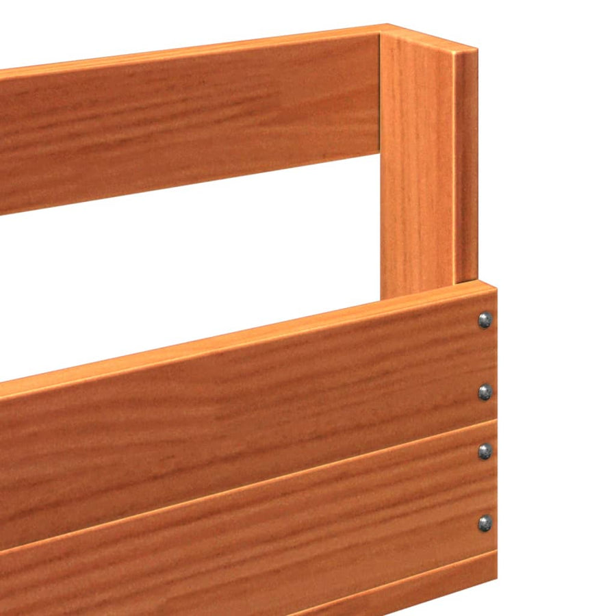 Wall-mounted Shoe Racks 2 pcs Wax Brown 59x8.5x23.5 cm