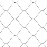 Dog Cage with Roof and Door Grey 2x2x2 m Galvanised Steel - Close-Up Angle