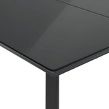 5 Piece Garden Dining Set with Cushions Grey Poly Rattan - 45-Degree Angle