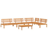 5 Piece Garden Pallet Sofa Set Solid Wood Acacia