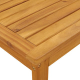 5 Piece Garden Pallet Sofa Set Solid Wood Acacia - Rear View