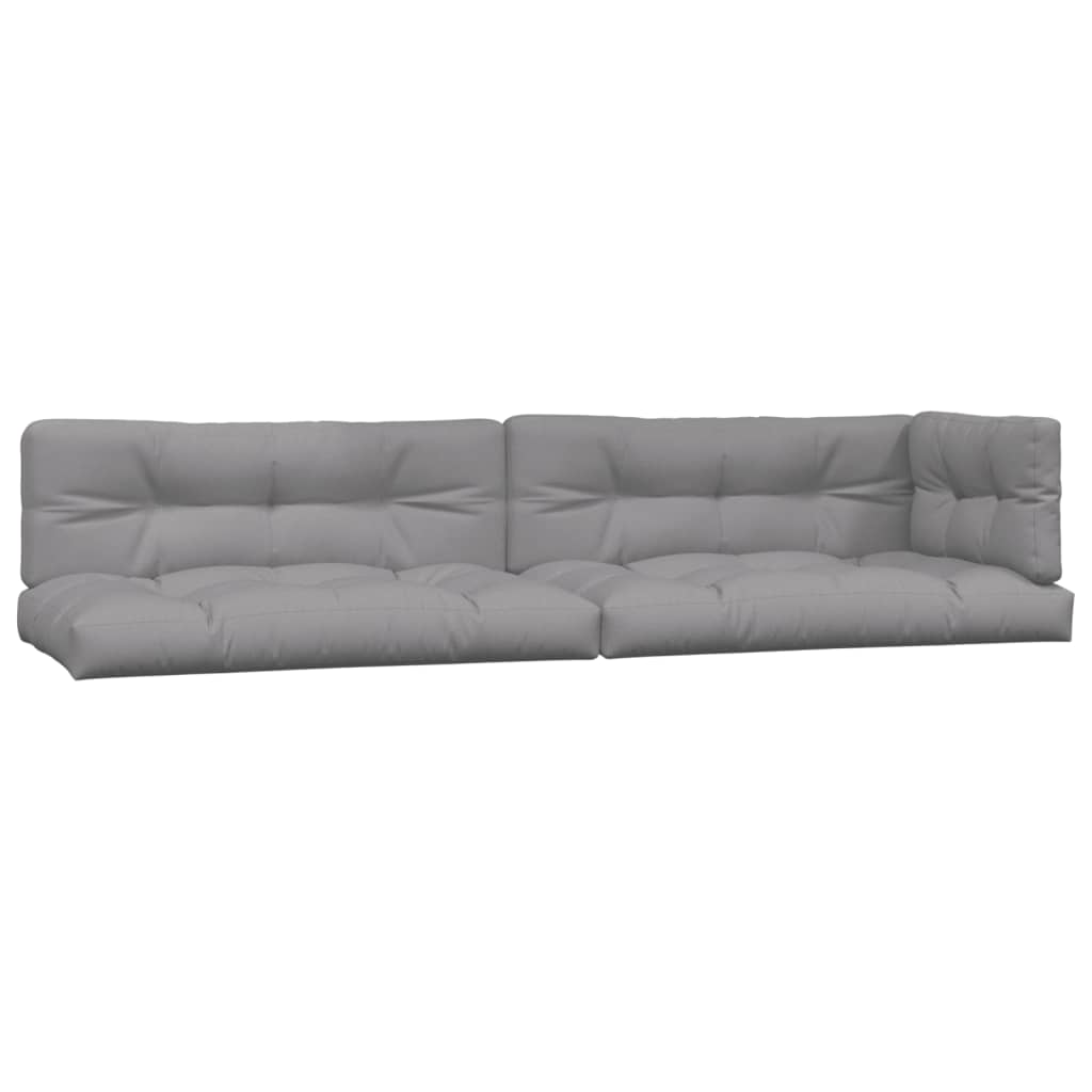 3 Piece Garden Pallet Sofa Set with Cushions Solid Wood Acacia