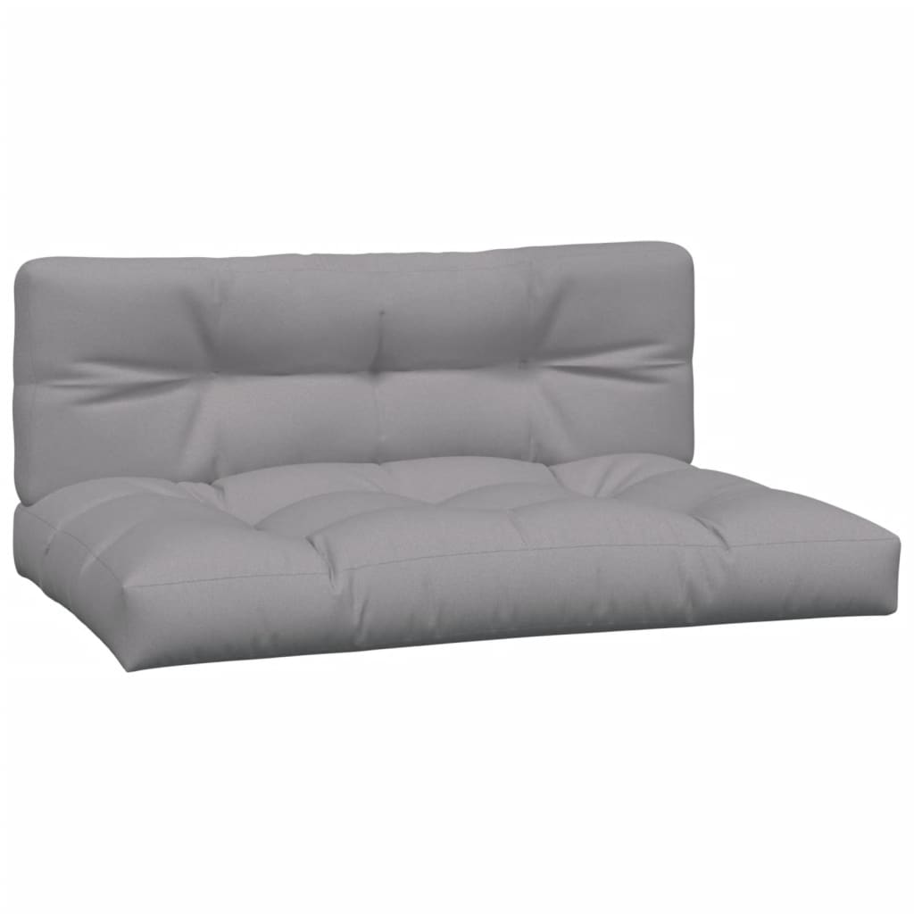 4 Piece Garden Pallet Sofa Set with Cushions Solid Wood Acacia