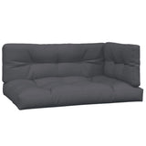 Garden Pallet Corner Sofas with Cushions 2 pcs Solid Wood Acacia - Top-Down View