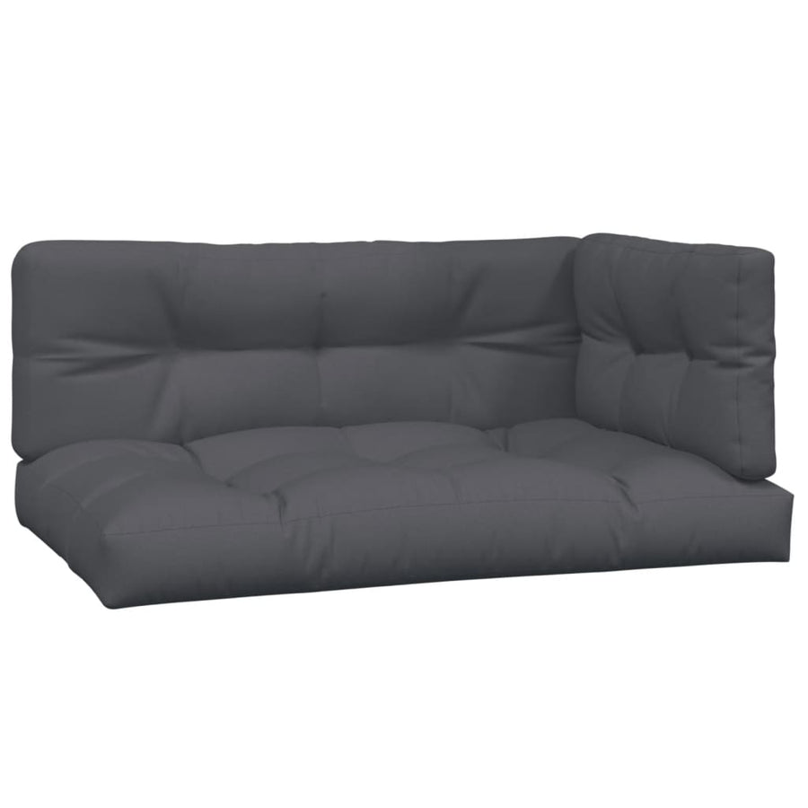 Garden Pallet Corner Sofas with Cushions 2 pcs