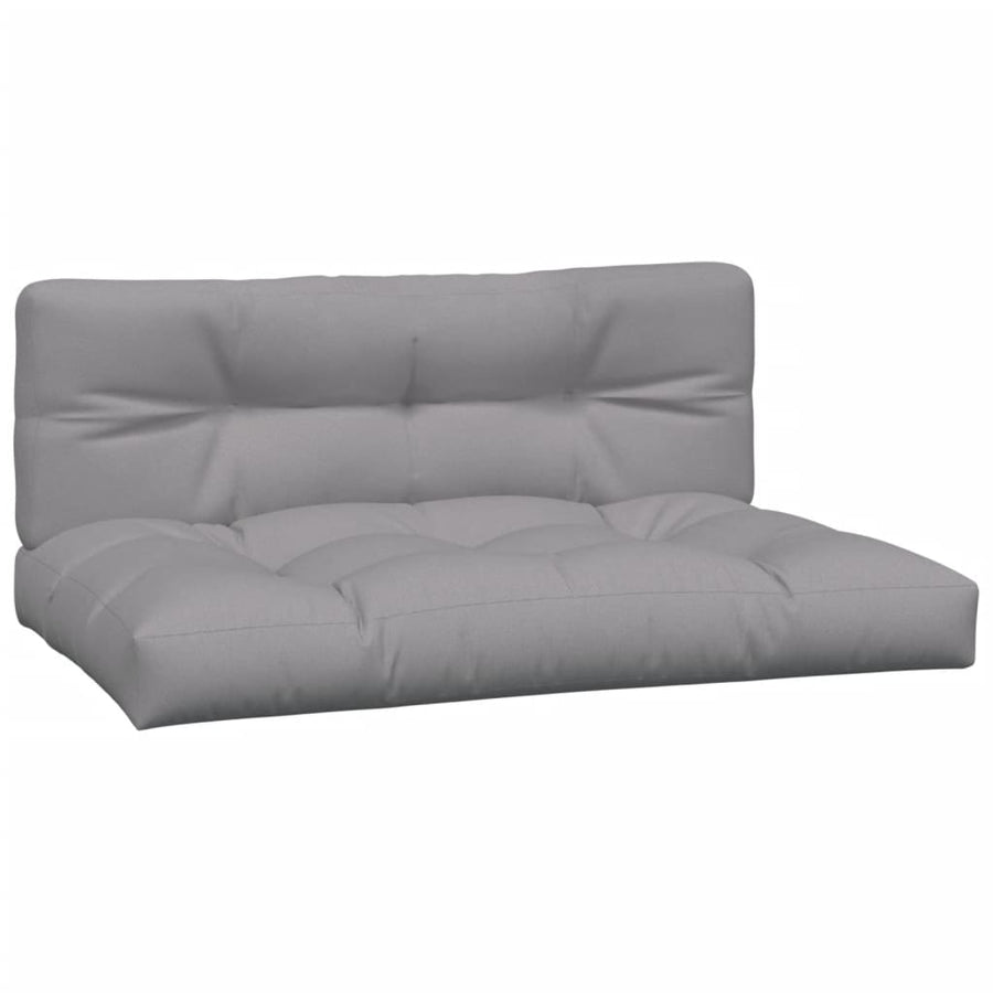 Garden Pallet Middle Sofas with Cushions 2 pcs Solid Wood Acacia