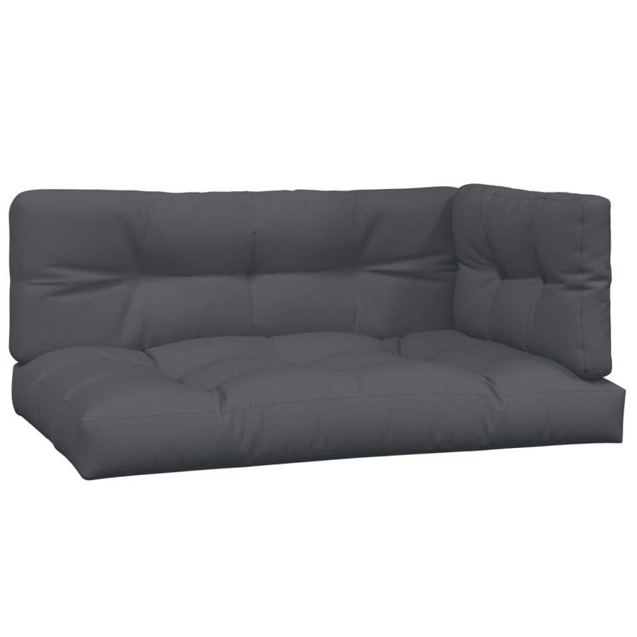 4 Piece Garden Pallet Sofa Set with Cushions Solid Wood Acacia